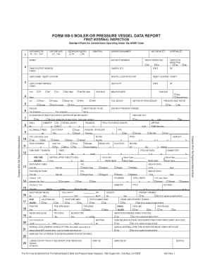 National Board Form Nb 5 Fillable