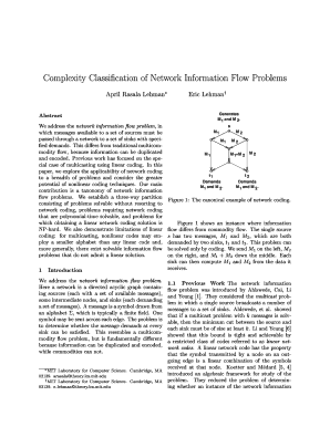 Complexity Classification of Network Information Flow Problems