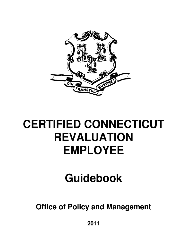 CERTIFIED CONNECTICUT REVALUATION EMPLOYEE Guidebook  Ct  Form