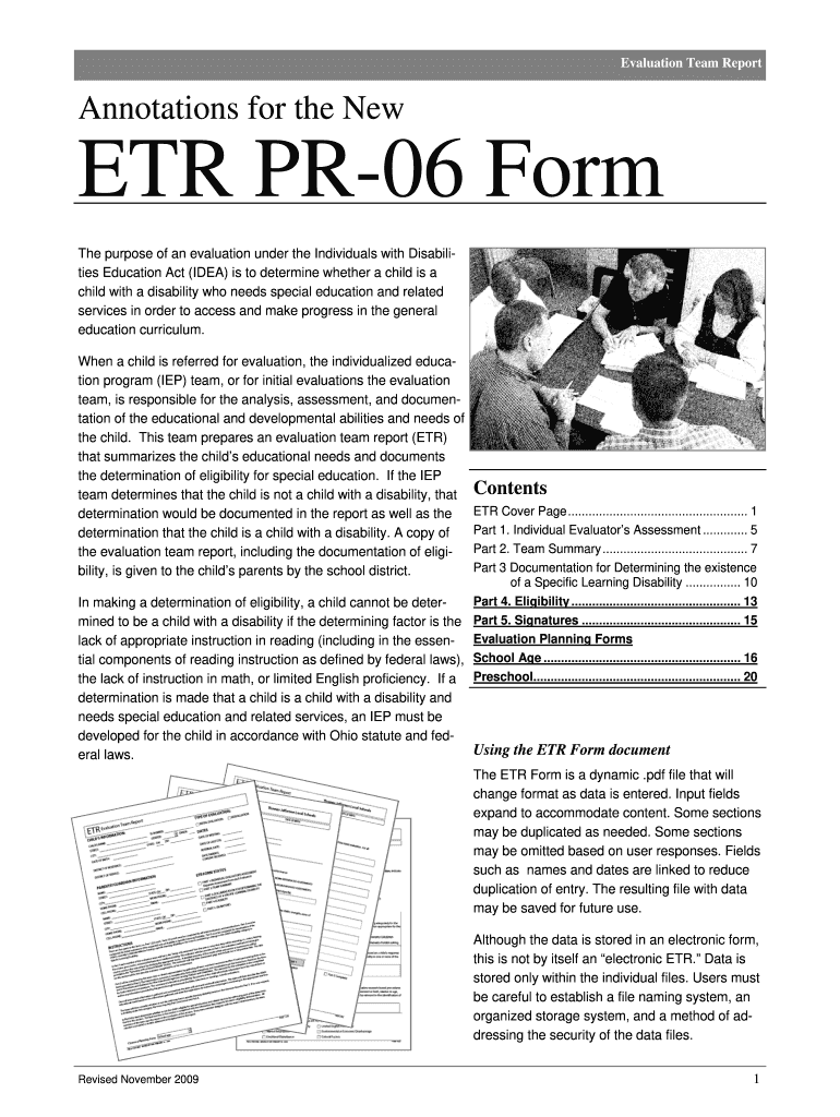  Etr Annotations Ohio Form 2009-2024