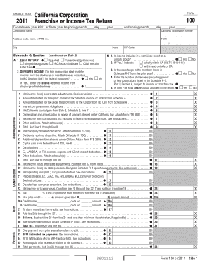 Ca Ftb Form 100