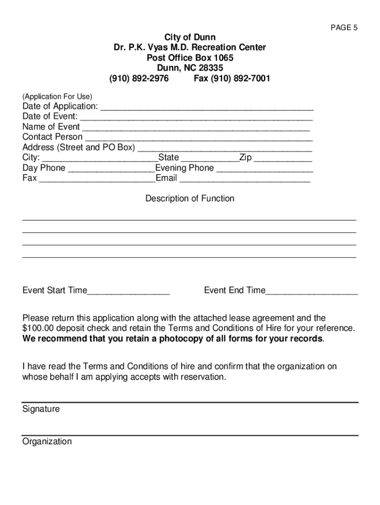 Gym Rental Agreement Template  Form