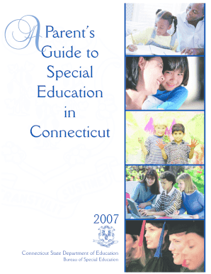 AParent S Guide to Special Education in Connecticut  Form