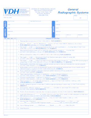 RH F 22 Virginia Department of Health Vdh Virginia  Form