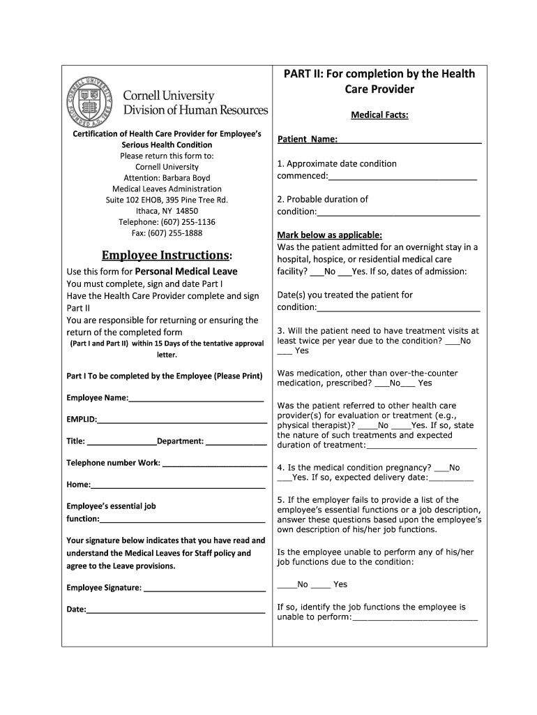 Health Care Provider Verification Form