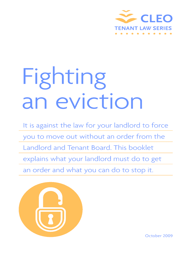 An Eviction  Form