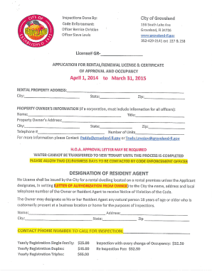 Florida Rental Application Fillable Form