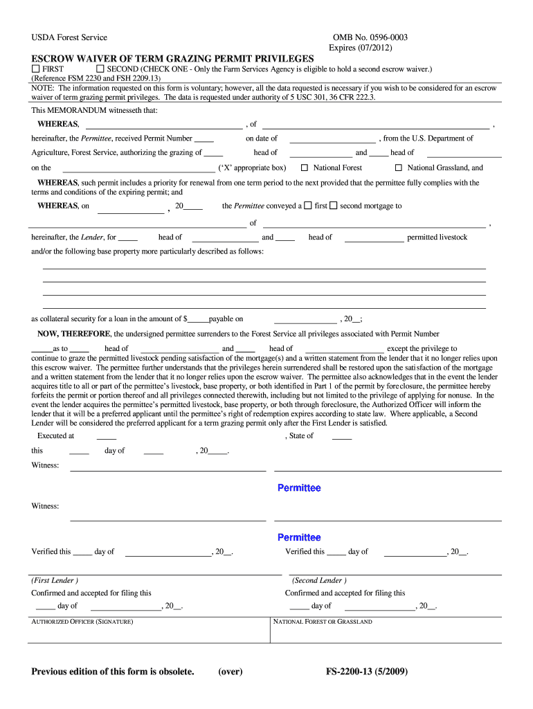 Fs 240 Form