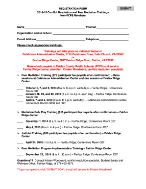 Download Fairfax County Public Schools  Form