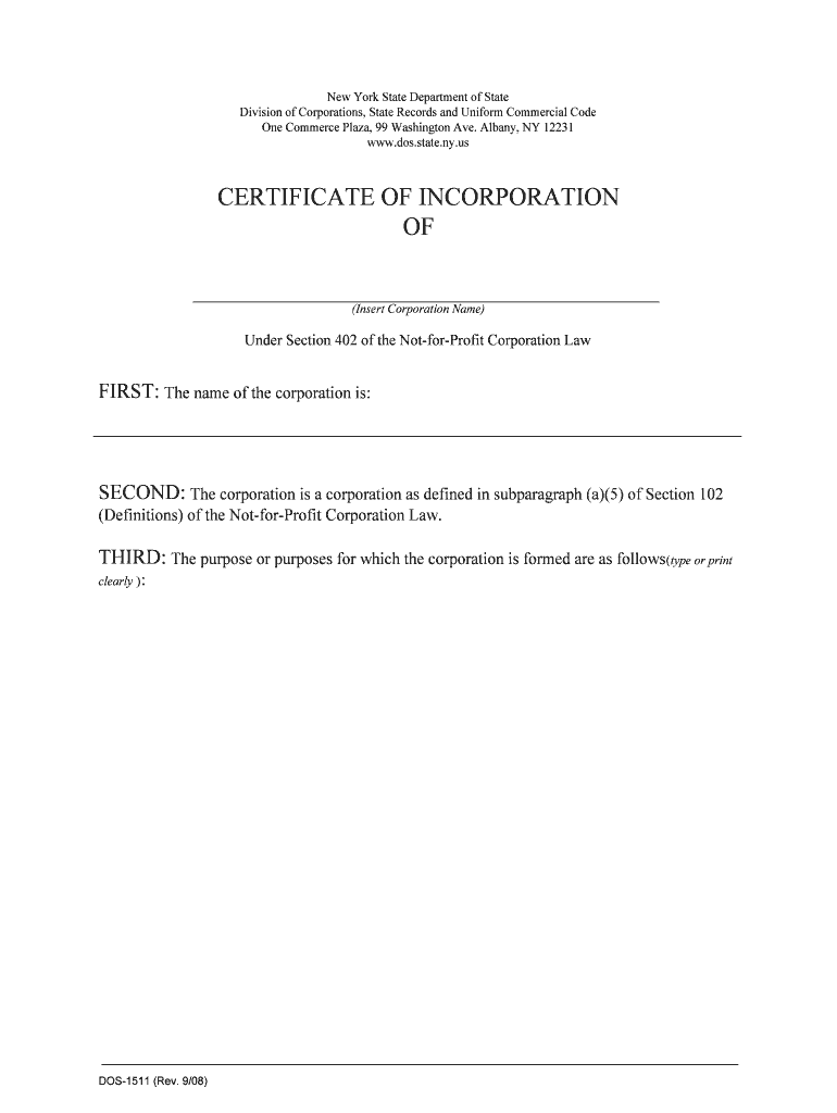 CERTIFICATE of INCORPORATION of Scorerochester  Form