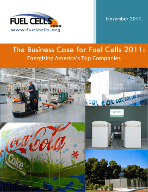 The Business Case for Fuel Cells Energizing America&#039;s Top Companies This Report Profiles a Select Group of Nationally Recog  Form