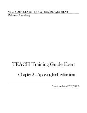 TEACH Training Guide Exert  Form