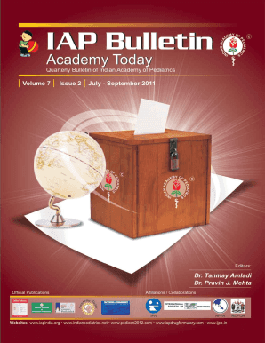 IAP Guide Book on Immunization Indian Academy of Pediatrics  Form