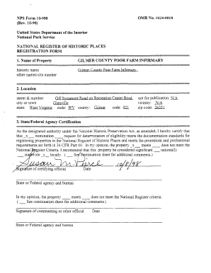 GILMER COUNTY POOR F,ARIM INFIRMARY  Form