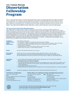 Dissertation Fellowship Program Ilr Cornell  Form