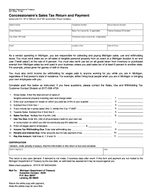 Michigan Form 5082