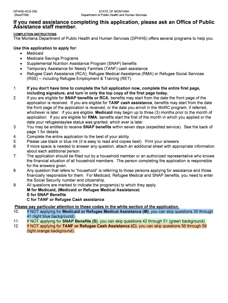 If You Need Assistance Completing This Application, Please Ask an Office of Public Assistance Staff Member  Coverageforall  Form