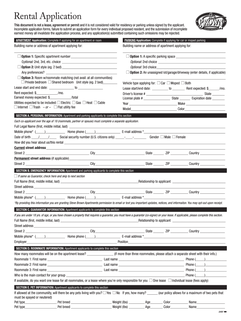 Apartment Format