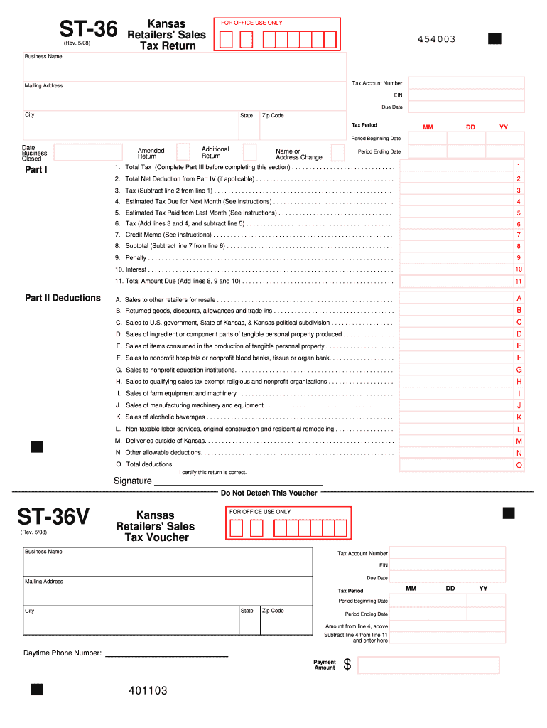  Kansas Sales Tax Return Form 2019