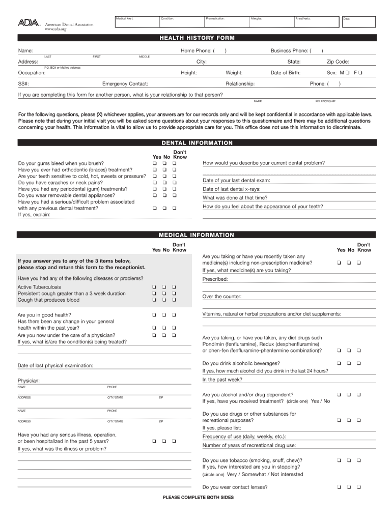 Printable Ada Claim Form 2022 Printable World Holiday