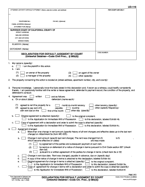 Ud 116 Fillable Form