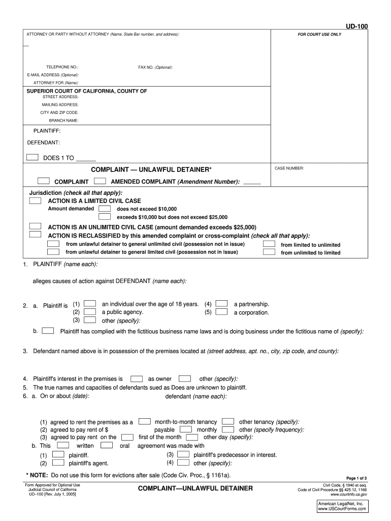 Ud 100  Form