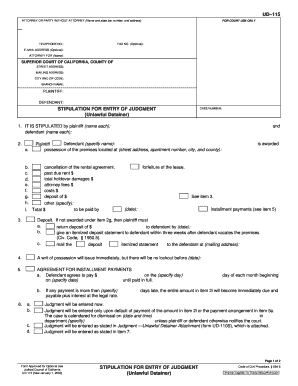 Ud 115 Fillable Form