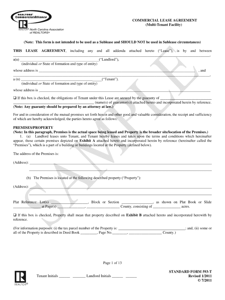  Standard Form 593 T 2011-2024