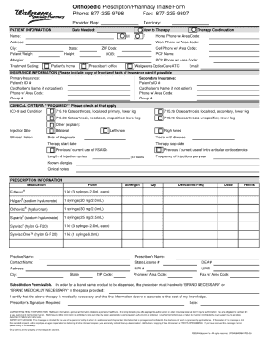 Orthopedic Doctor Prescription Format