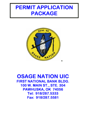 Osage County Form 139 PDF