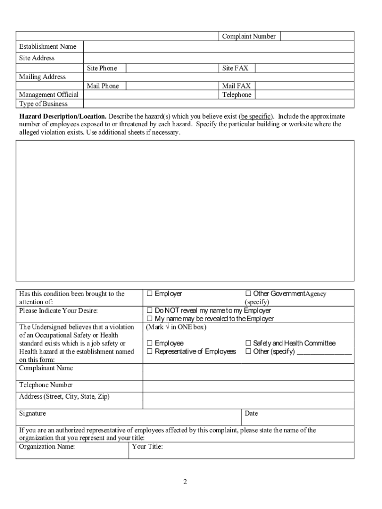  Pesh Complaint 2011-2024