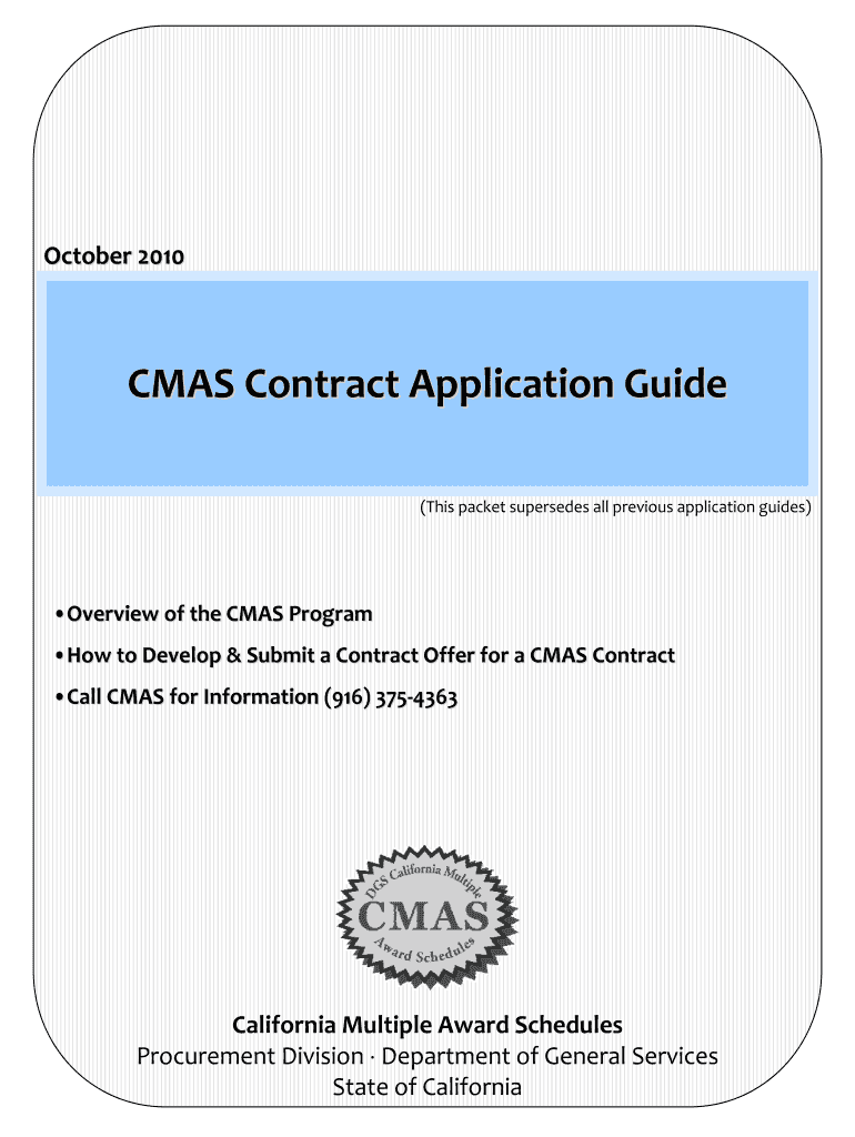  Cmas Application Guide Form 2018