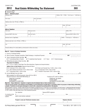 593 Form