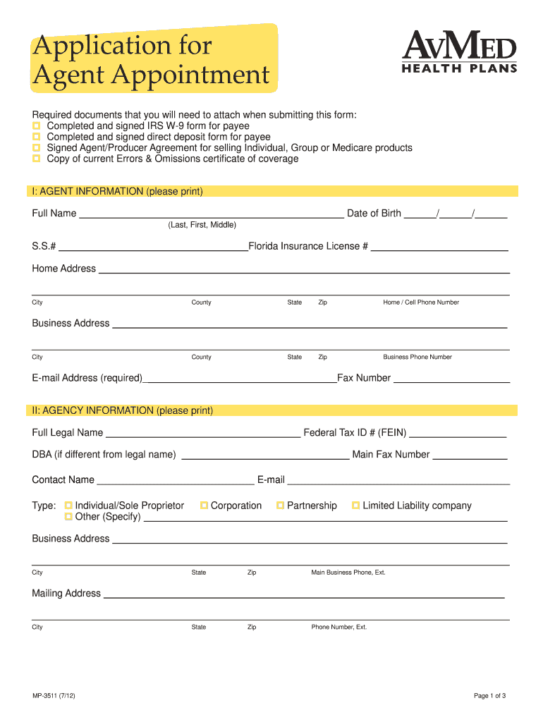  Required Documents that You Will Need to Attach When Submitting This Form R R R R R Copy of Florida Health Insurance License Com 2012