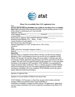 About Att Applicant Report Form