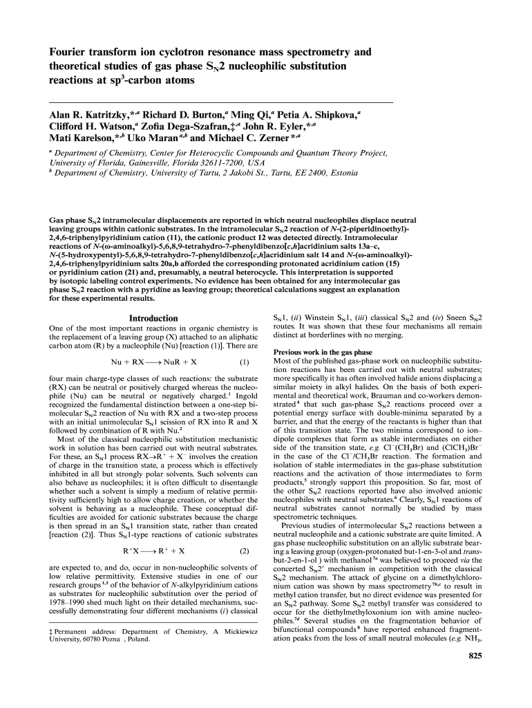 Fourier Transform Ion Cyclotron Resonance Mass Spectrometry and    Ark Chem Ufl