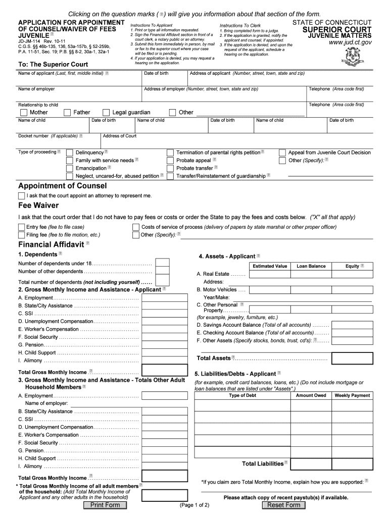 Jd Jm 114  Form