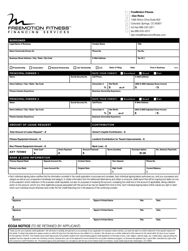 Ecoa Form