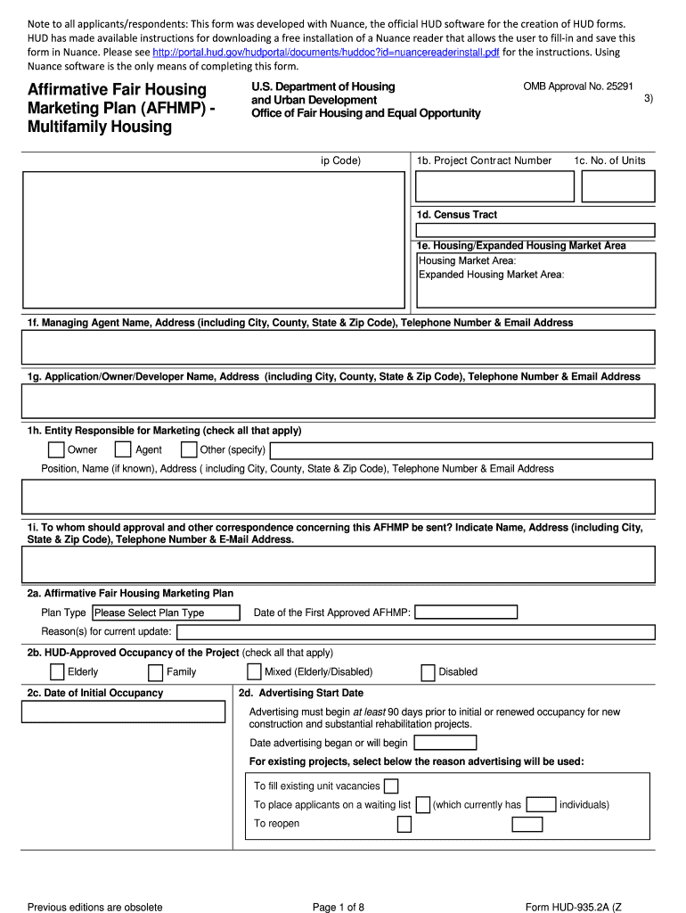  Affirmative Fair Housing Marketing Plan 2011-2024