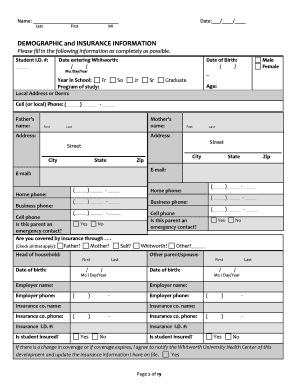 Boston Public Schools Physical Form