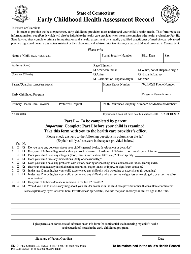 Get and Sign Health Assessment 2004-2022 Form