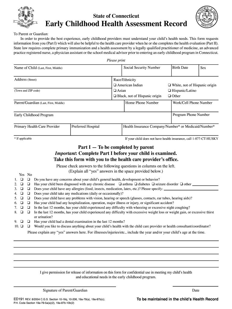  Health Assessment 2004-2024