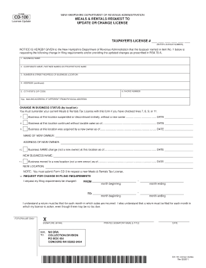 Nh Cd 100 Form