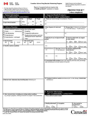 Adverse Drug Reaction Reporting Form
