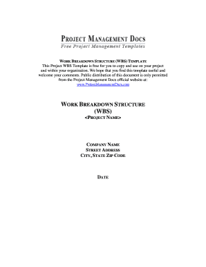 Work Breakdown Structure Example Acquiring Certificates Form