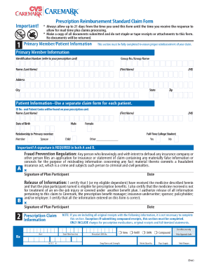  Cvs Caremark Reimbursement Online 2016