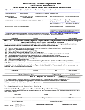 HIMP 1109 Workers&#39; Compensation Board New York State Wcb Ny  Form