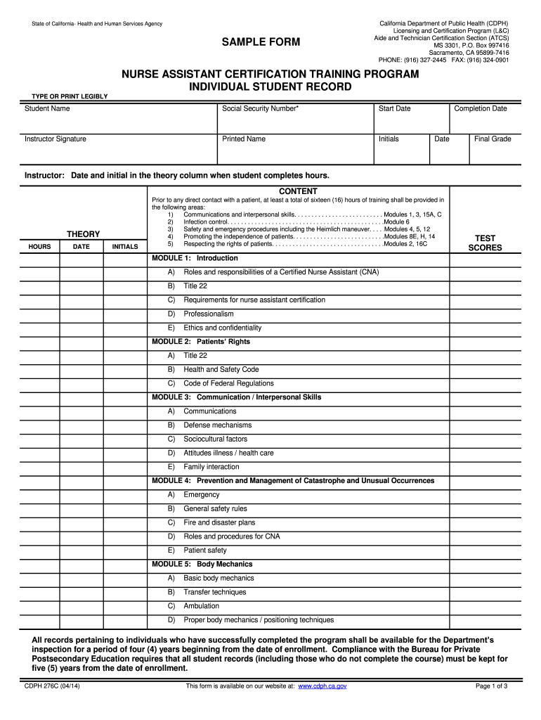  276c Form 2014-2024