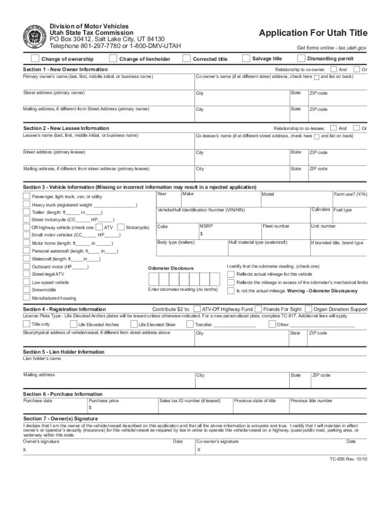 Get and Sign Tc 656  Form