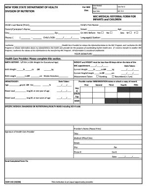 Wic Forms
